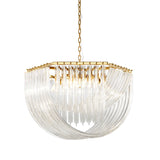 LED Postmodern Gold Silver Chrome Designer Hanging Lamps Chandelier Lighting Luster Suspension Luminaire Lamp For Foyer