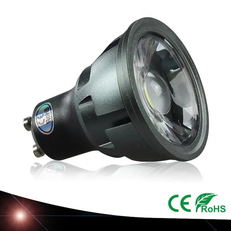 5pcs Super Bright Dimmable GU10 COB 3W 5W 7W LED Bulb Lamp AC110V 220V spotlight Warm White/Cold White led LIGHTING