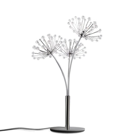 INS Modern Simple LED Bedside Lamp Living Room Bedroom Wedding Dress Shop Decors Crystal Study Dandelion Standing  Floor Light