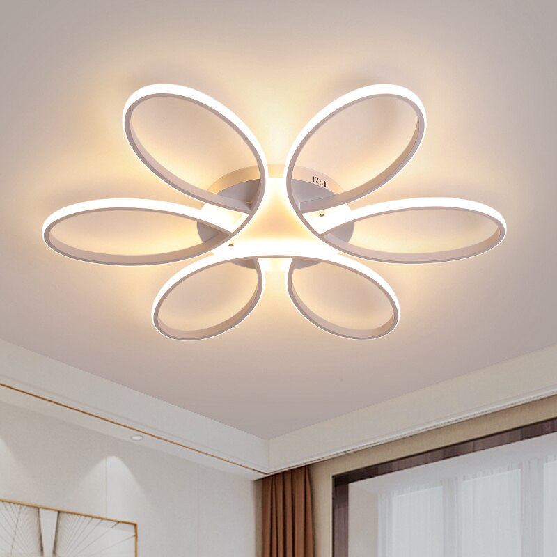 Modern led chandelier for living room bed room dining room office High brightness RC dimmable Indoor chandelier lighting