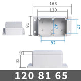 IP67 Waterproof Electronic Project Box with Mounting Ears - Outdoor Plastic Junction Enclosure & Instrument Housing Case
