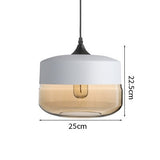 Nordic Modern LED Pendant Lights Fixtures Bedroom Dinning Living Room Light Wood Color Glass Hanging Lamp Luminaria