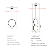 Nordic Restaurant Lamp Kitchen Island Pendant Light Bedside Led Lighting Light Fixtures Bedroom Decor Hanging Light White Black