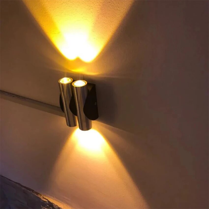 2W 4W 6W Interior Decoration Wall Lamp Modern Personality Bedroom Living Room Corridor Round Tube Wall Lamp LP38