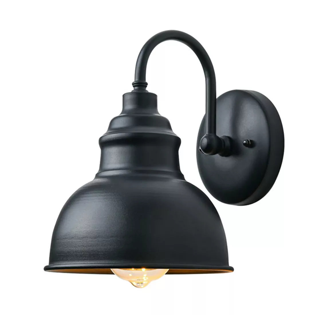 Minimalist Outdoor Wall Lanterns ,Aluminum Exterior Gooseneck Light, Farmhouse Barn Porch Light for Garden ,Garage, Yard, Front Door