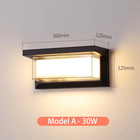 Led outdoor wall lamp led outdoor wall light waterproof light outdoor porch led light with motion sensor light outdoor lighting
