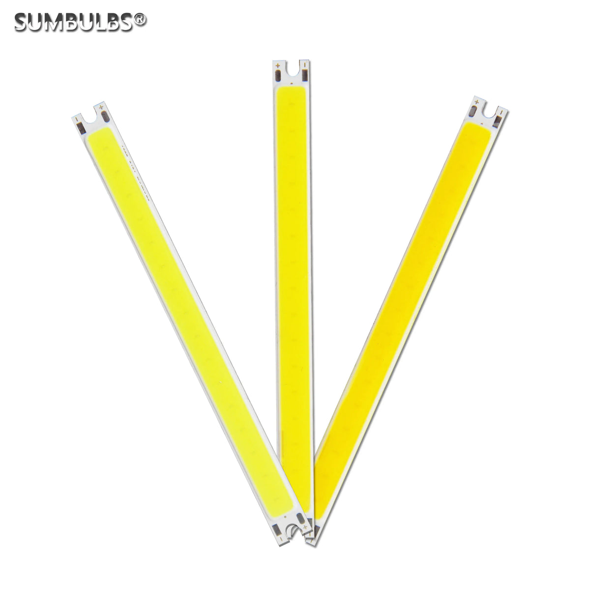 LED 5W DC 12V LED COB Bulb Strip Light Source Warm Pure White DIY 10CM 500LM 100x8MM Lamp