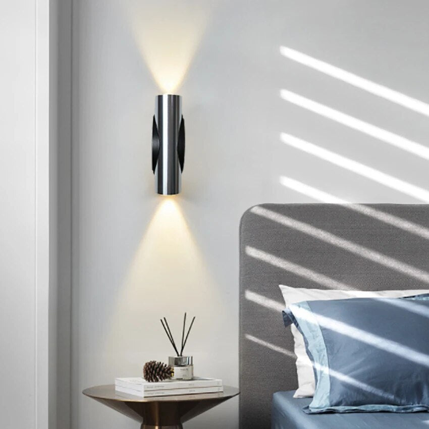 2W 4W 6W Interior Decoration Wall Lamp Modern Personality Bedroom Living Room Corridor Round Tube Wall Lamp LP38