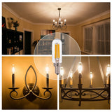 Vintage LED Filament Bulbs C7 C35 T20 G40 - 4W 6W Dimmable E14 E12 Decorative Ampoule