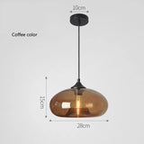 Simple Modern Colorful Hanging Lamp Loft E27 Pendant Lamp Nordic Kitchen Restaurant Living Room Bedside Glass Lightings