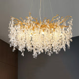 Nordic Crystal Luxury LED Chandelier Lighting Home Decoration LOFT Villa Lustre Living Room Hotel Hall Art Indoor Decor Lighting