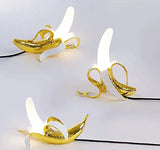 Resin Banana Table Lamps Living Room Bedroom Bedside  Lamp Led Glass Night light Bar Desk Light art Home Decors  Luminaria