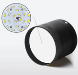 Dimmable Surface Mounted LED COB Downlight 10W/15W/18WRotating LED Spot Light Ceiling Lamp with LED Driver AC110V/220V