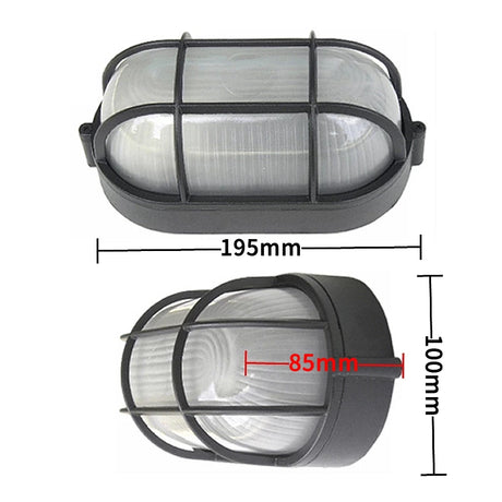 Retro Outdoor LED Waterproof Wall Lamp Moisture Vintage E27 Garden Ceiling Sconces Bathroom Porch Home Wall Lighting Luminaire