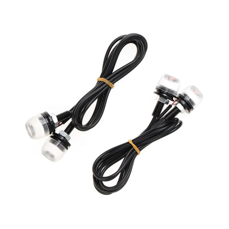 18mm 5630 5730 3 LED DRL Eagle Eye Lamp Daytime Running Lights Warning Fog lights Parking Signal Lamp 12V Yellow Amber White Ice