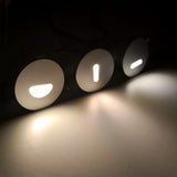 1W Waterproof IP67 Recessed LED Stair Light (DC 12V/24V) - Outdoor Deck & Corner Wall Lamp