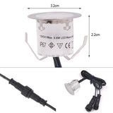 16-Pack LED Deck Light Kit 12V - IP67 Waterproof Underground Garden Landscape Lamp