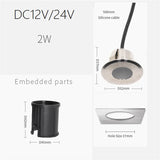 LED Outside Led Ground Spot 12V 24V RGB Low Voltage Landscape Lighting Recessed Garden Terrace Lamp Waterproof Outdoor IP68