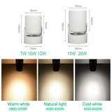 360° rotatable COB spotlight 7W 10W15W 20W Nordic color surface mounted foldable LED downlight ceiling light background lighting