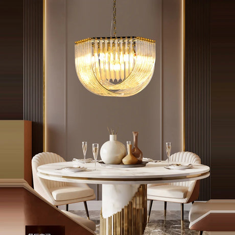 LED Postmodern Gold Silver Chrome Designer Hanging Lamps Chandelier Lighting Luster Suspension Luminaire Lamp For Foyer