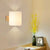 Japanese Decoration Wall Wood Lamp Glass Lampshade Bedroom Entrance Aisle Indoor Home Lights E27 LED Nordic Bedside Wall Light