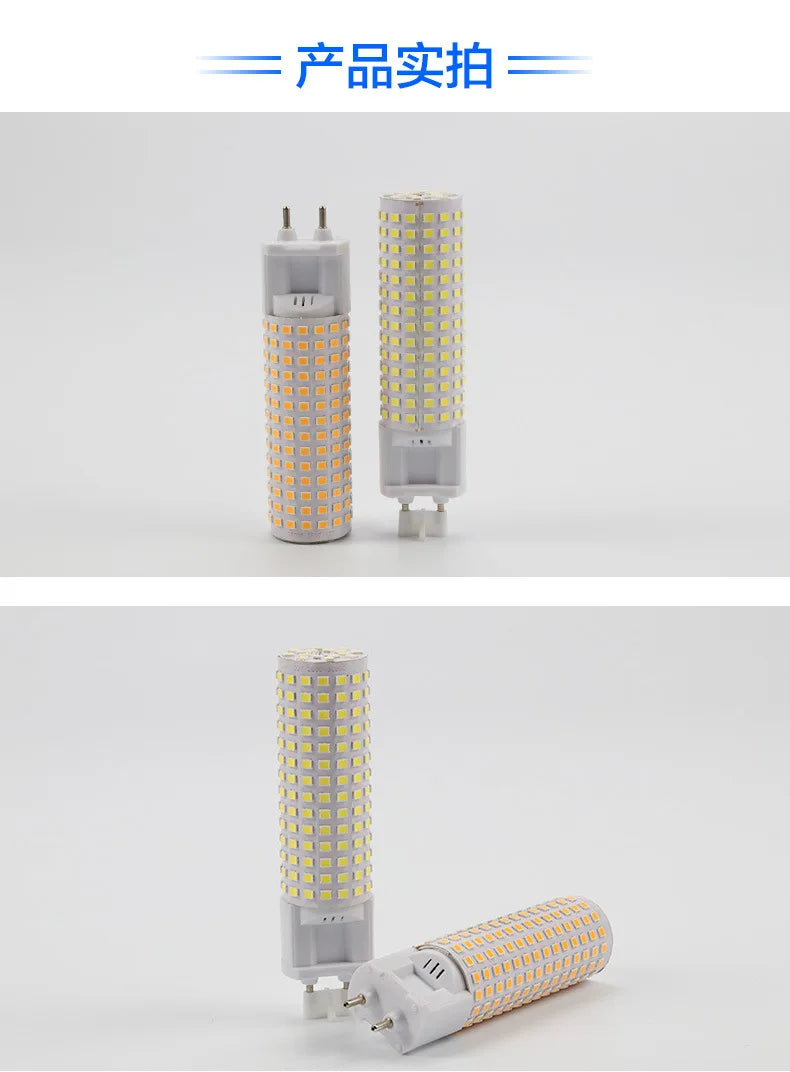G12 Led corn light 10w 15w 20w 150lm/w G12 led PL bulb light replace G12 halogen bulb AC85-265V