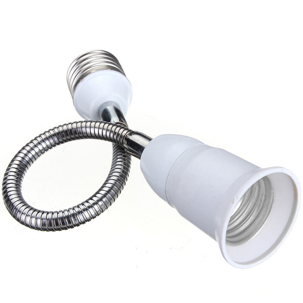 Socket E27 Flexible E27 Light Lamp Base Extender Bulb Adapter Converter Extension Light Holder Converter 20CM-60CM