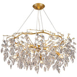 Luxury Crystal Chandelier Attic Ceiling Chandelier Art Living Room Lamp Bedroom Decoration Interior Lighting Lustres