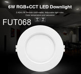 Smart RGB+CCT LED Downlight - Dimmable Color Changing Ceiling Panel (6W-25W)