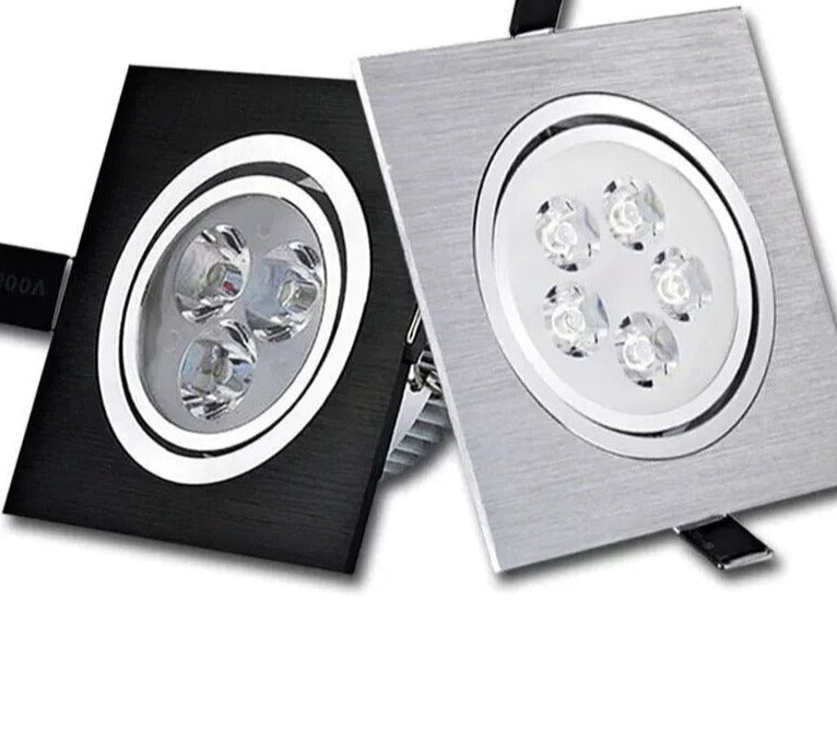 Dimmable LED downlight COB spotlight ceiling light AC85-265V 6w10w14w recessed downlight square led panel light