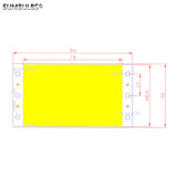 DC 12V 16W COB LED Panel Light 1600LM Strip Lamp Module 1600LM Ultral Bright 5 colors cob Chip On Board Matrix LED Bulb FOR DIY
