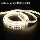 DC 12V/24V LED Strip Waterproof IP67 120LEDs/m Natural White 4000K /Warm White Flexible Tape 2835 LED Light Lamp 0.5m-10m