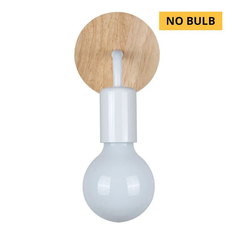 ASCELINA Hot Nordic Style Indoor Lighting  LED Wall Lamp Modern Wooden Bedroom Bracket Light Household Living Room Bathroom Lamp