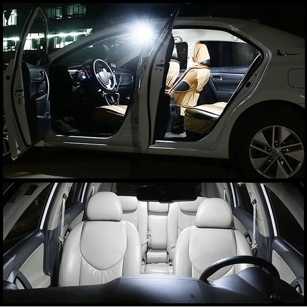 Interior LED Light Bulbs Kit for Mitsubishi Outlander I II III 2001-2021