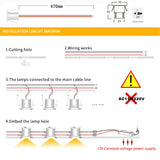 10pcs Small Recessed LED 1W Downlight 12V Foco Spotlight Home Ceiling Stairs Walkways Cabinet Decor Spot Bulb Light with Driver
