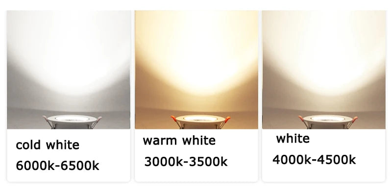 Aluminum COB LED Downlight Recessed Rotatable Ceiling Down Lights 5w 7w 12W Led Spot  For Housing with Led Driver