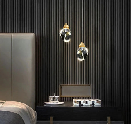 Modern Pendant Light Nordic Luxury K9 Crystal Chandelier Ceiling Lamps Hanging Fixture Indoor Living Dining Room Bedroom Decors