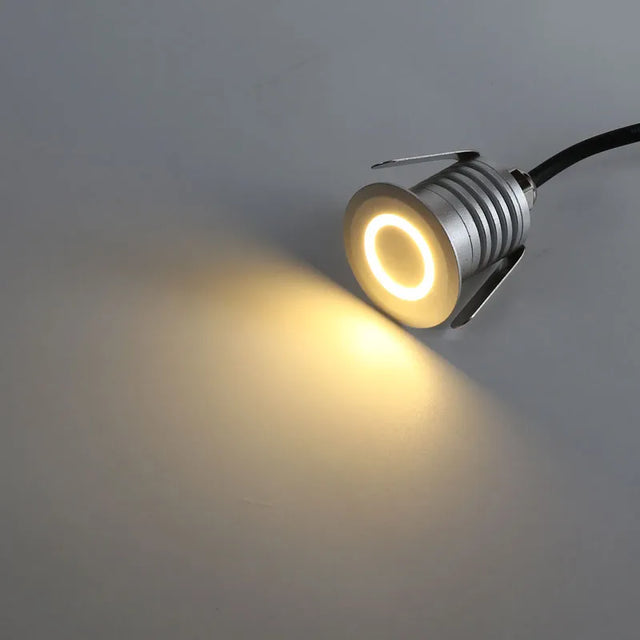 1PCS Small LED Recessed Wall Light 1W 3W IP67 12V 24V Waterproof Outdoor Interior Corridor Passageway Deck Floor Step Stair Lamp