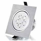 Dimmable LED downlight COB spotlight ceiling light AC85-265V 6w10w14w recessed downlight square led panel light