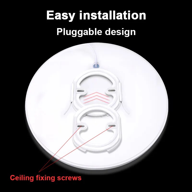 2CM Ultrathin LED Ceiling Lamps in Living Room Bedroom Natural Light Gold Black White Moisture and mosquito proof Ceiling Lights