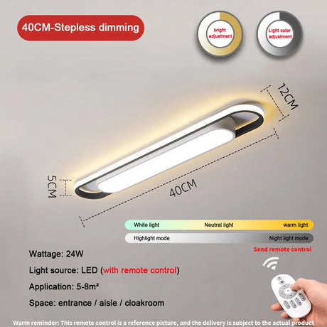 Led Ceiling Light Rectangular For Kitchen Home Deco Chandelier Dining Bedrooms Sensor Lamp Modern Ceiling Lights For Living Room