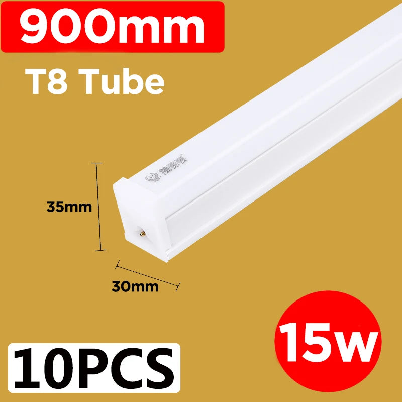 90cm/120cm T5/T8 LED Tube Light (220V) - Linear Ceiling Strip Fixture for Kitchen, Closet, Cabinet, Bedroom & Garage