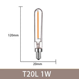 Vintage LED Filament Bulbs C7 C35 T20 G40 - 4W 6W Dimmable E14 E12 Decorative Ampoule