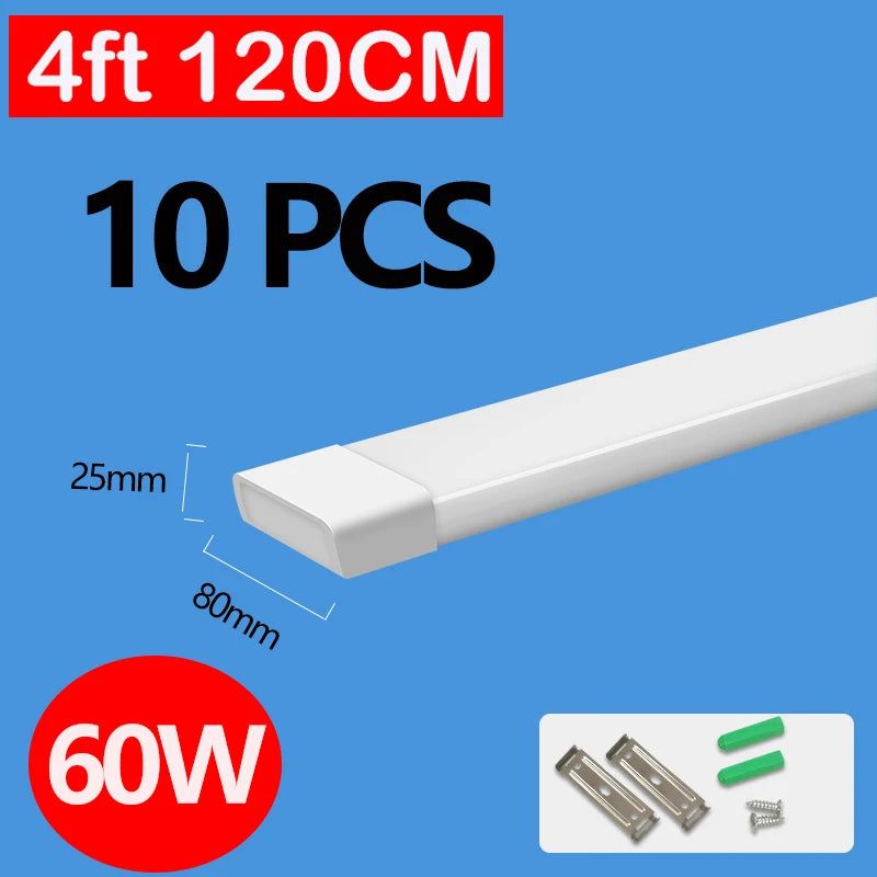90cm/120cm T5/T8 LED Tube Light (220V) - Linear Ceiling Strip Fixture for Kitchen, Closet, Cabinet, Bedroom & Garage