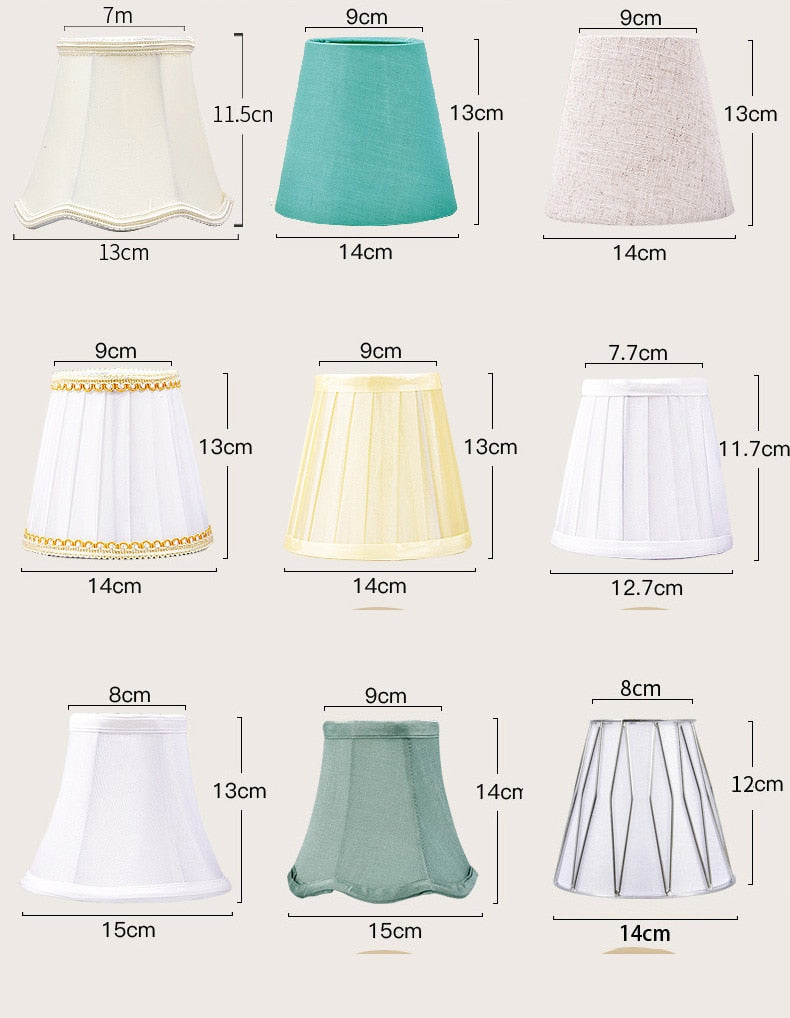 High Quality Chandelier Lampshade And  Wall Lamp shade Manufacturer Lighting Accessories, Clip on