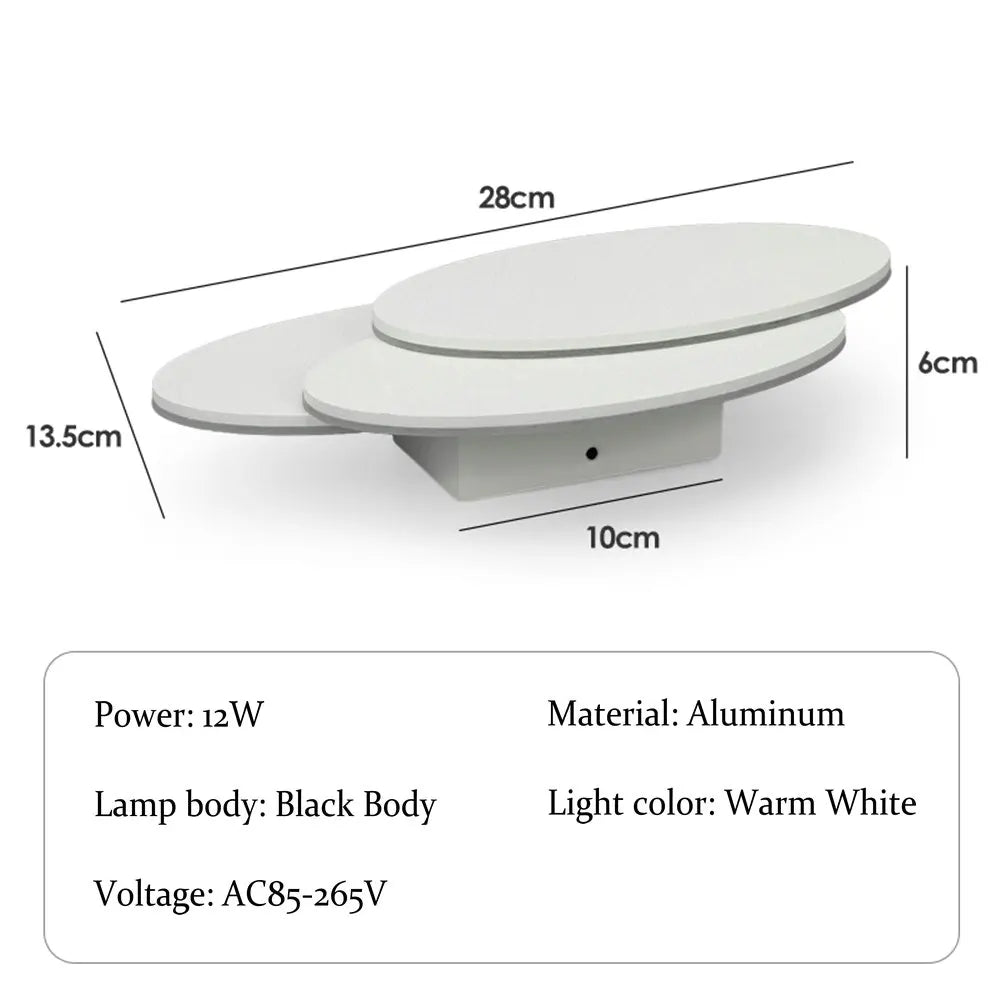 Modern Minimalist Indoor LED Wall Lamp - Simple Accent Sconce Light Fixture for Bedroom Bedside, Living Room Background Wall & Aisle Corridor