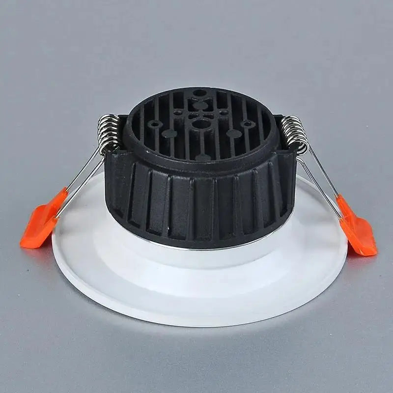 Modern LED COB Recessed Downlight - 5W to 15W Dimmable Spotlight for Commercial & Retail Lighting