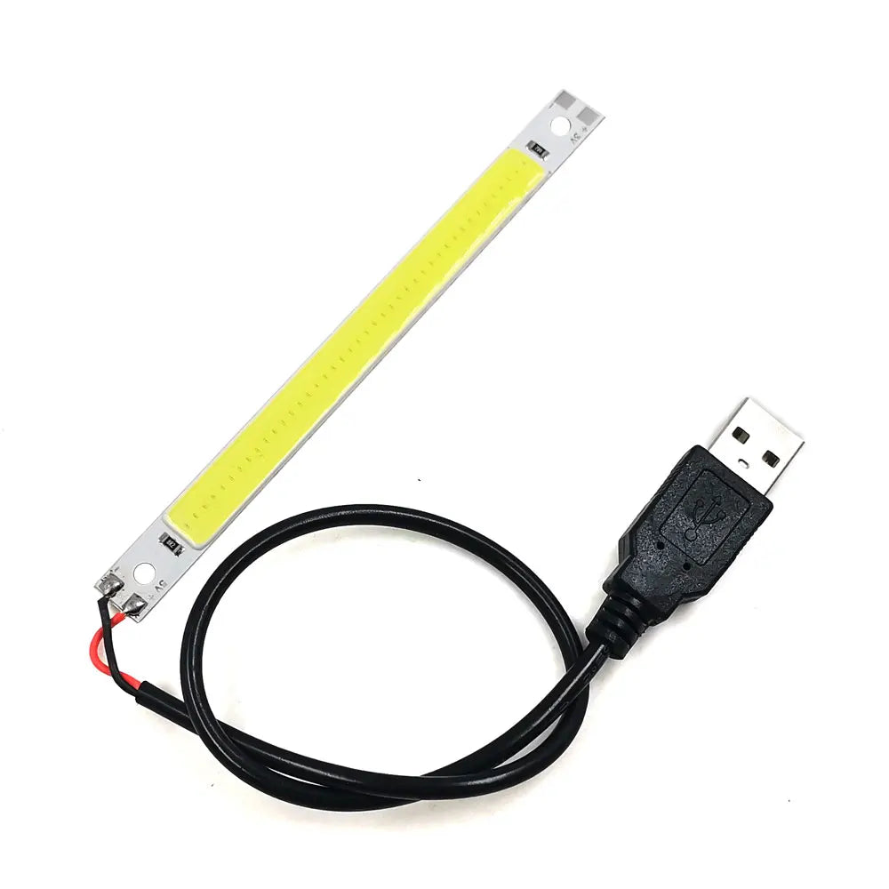 LED 3V 5V LED Light Strip COB Lamp 3.7V Battery USB Powered LED Chip Decor Lights Signal Bulbs Red Blue Green White