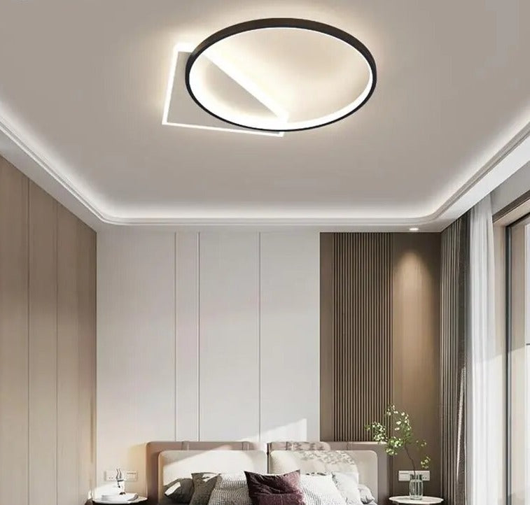 Modern LED Ceiling Lights For Bedroom Study Living Room Indoor Round Lighting Lamps Decoration Luminaria Lustres Lamparas Avize