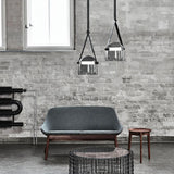Modern Glass LED Pendant Light Art Leather Designer Bedside Hanging Lamp for Living Room Indoor Decorative Lighting